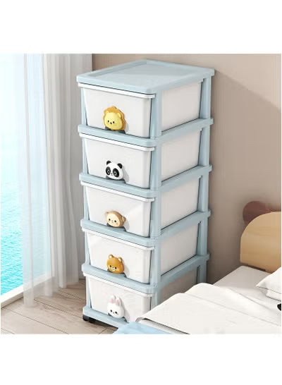 SUNSHINE STORAGE CABINET 5 DRAWERS GREY