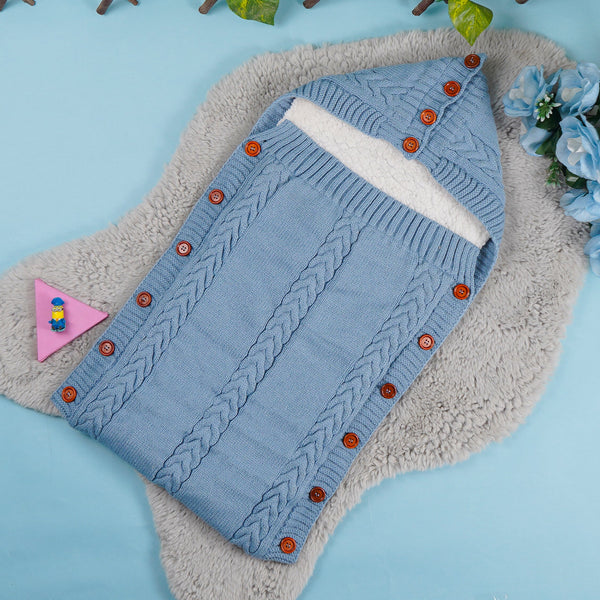 SUNSHINE BABY WOOLEN SLEEPING BAG LIGHT BLUE