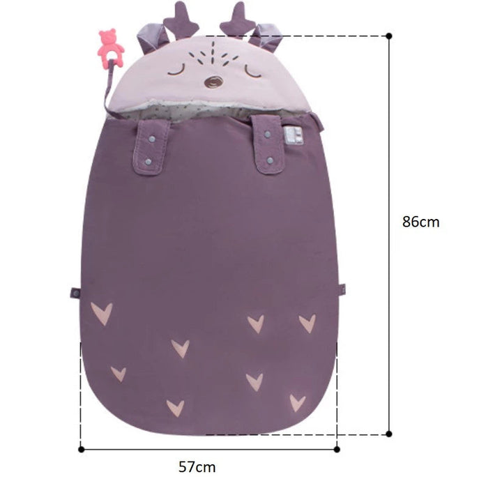 SUNSHINE BABY SLEEPING BAG SHEEP LIGHT GREY  (SIZE 86X57CM)