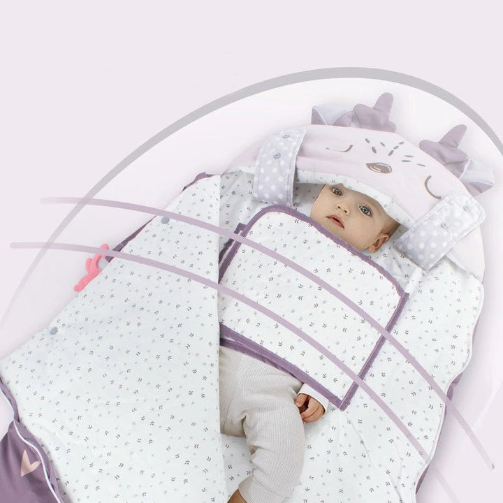 SUNSHINE BABY SLEEPING BAG SHEEP LIGHT GREY  (SIZE 86X57CM)