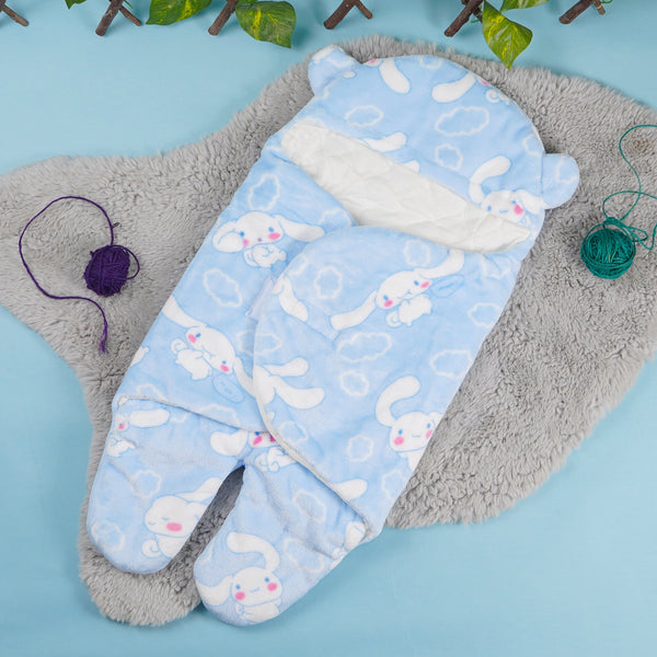 SUNSHINE BABY SWADDLE RABBIT BLUE 6M