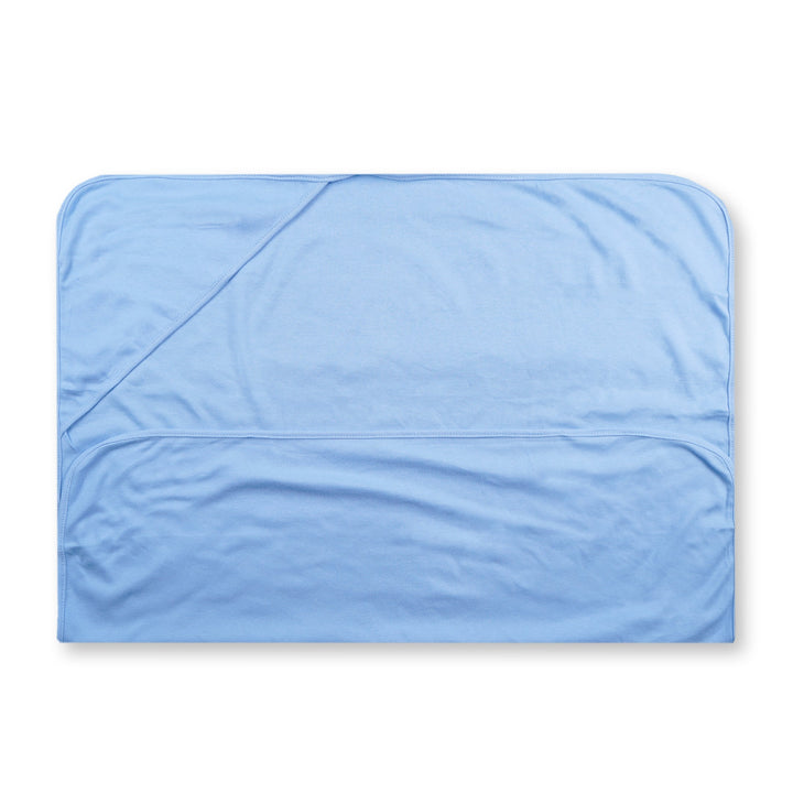 SUNSHINE BABY HOODED WRAPPING SHEET ELEPHNAT PACK OF 2 BLUE
