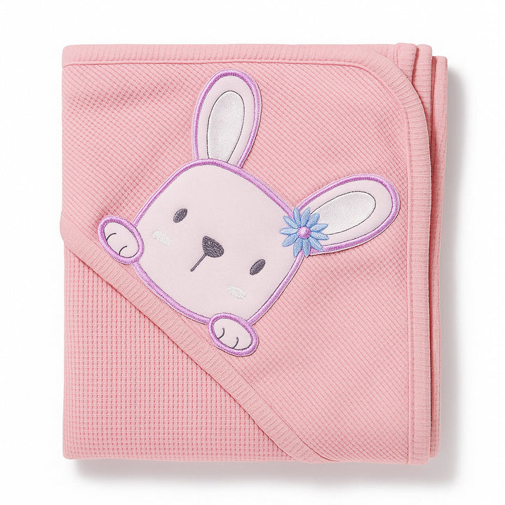 SUNSHINE BABY WRAPPING SHEET BUNNY PINK
