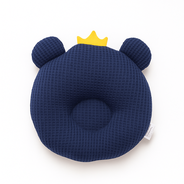 SUNSHINE BABY PILLOW BEAR NAVY BLUE