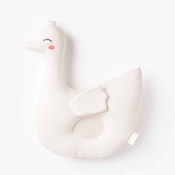 SUNSHINE BABY PILLOW SWAN WHITE
