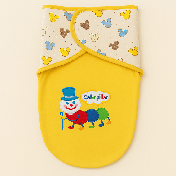 SUNSHINE BABY ADJUSTABLE SWADLE MICKEY YELLOW