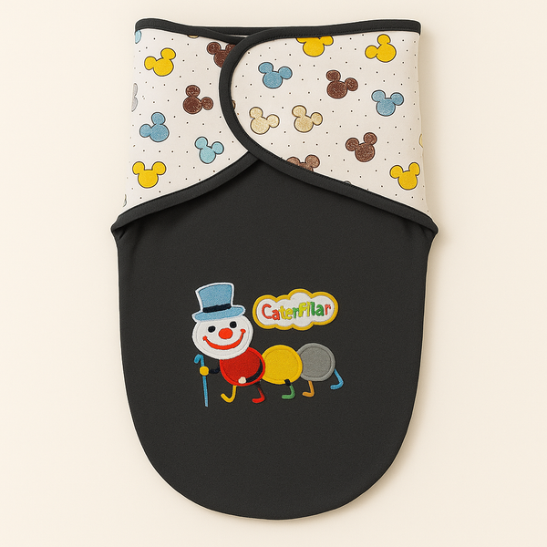 SUNSHINE BABY ADJUSTABLE SWADLE MICKEY BLACK