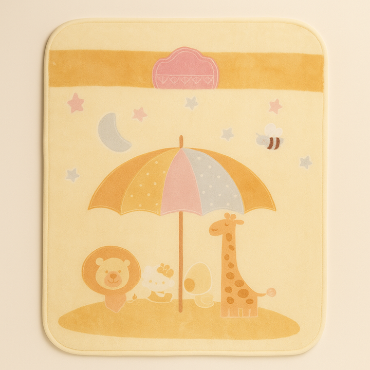 SUNSHINE BABY WINTER SOFT BLANKET YELLOW