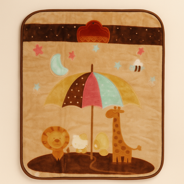 SUNSHINE BABY WINTER SOFT BLANKET BROWN