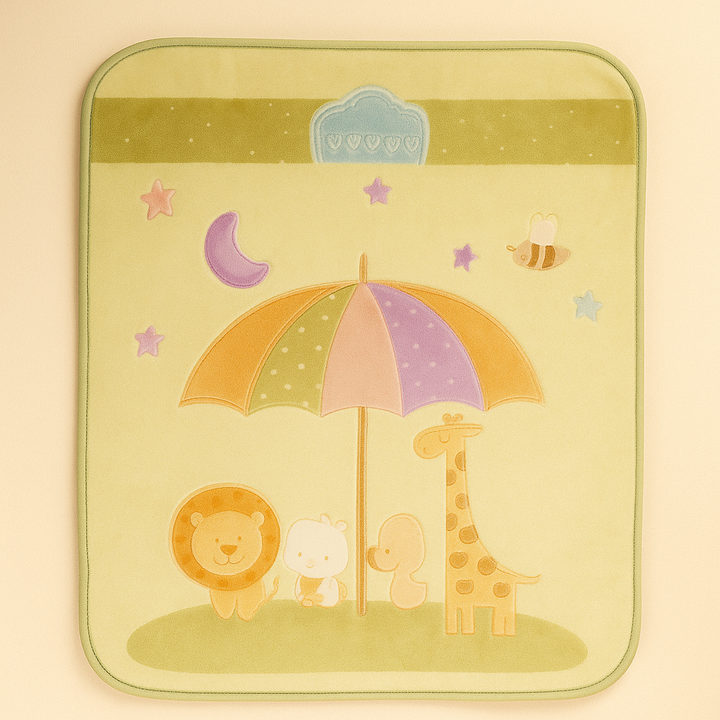 SUNSHINE BABY WINTER SOFT BLANKET LT GREEN