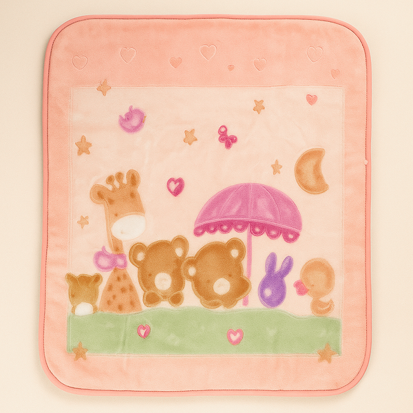 SUNSHINE BABY WINTER SOFT BLANKET PINK