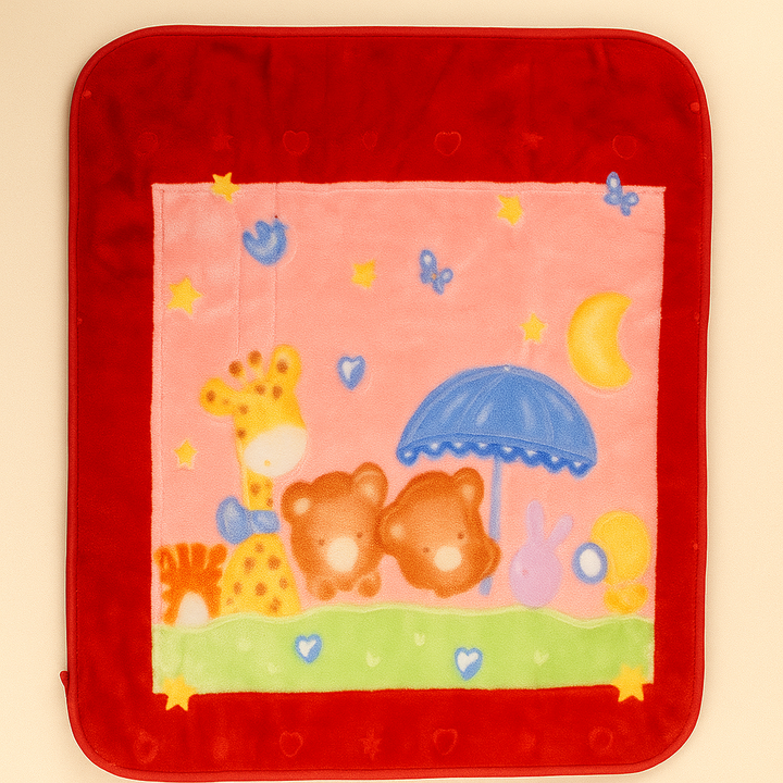 SUNSHINE BABY WINTER SOFT BLANKET RED
