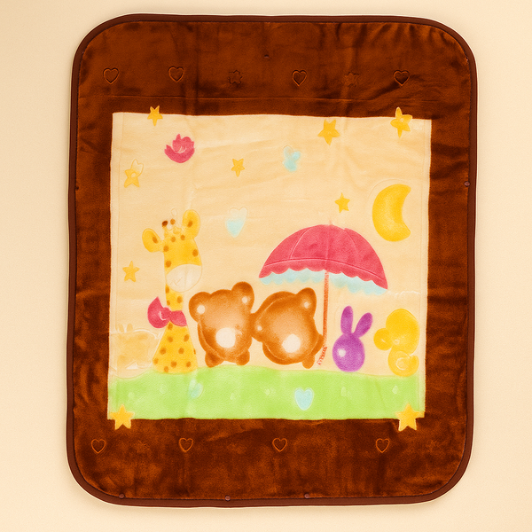 SUNSHINE BABY WINTER SOFT BLANKET BROWN