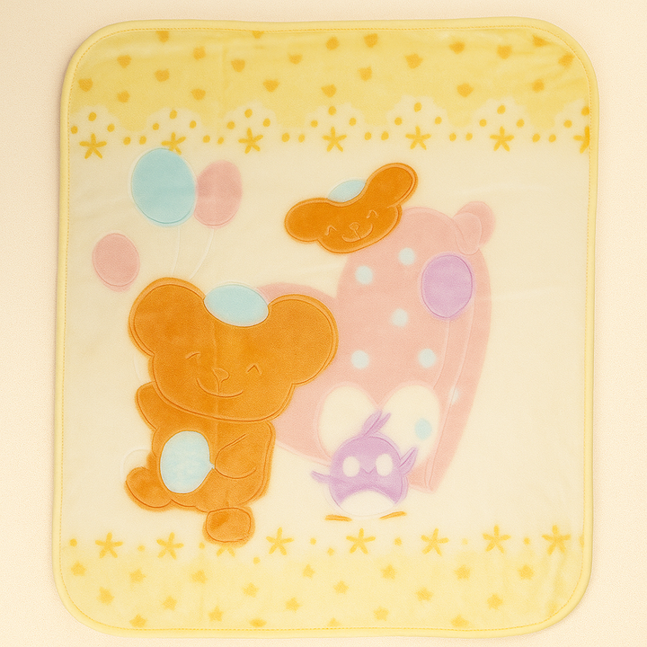 SUNSHINE BABY WINTER SOFT BLANKET YELLOW