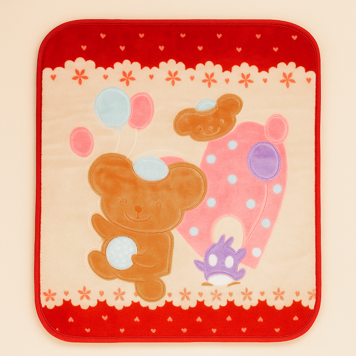 SUNSHINE BABY WINTER SOFT BLANKET RED