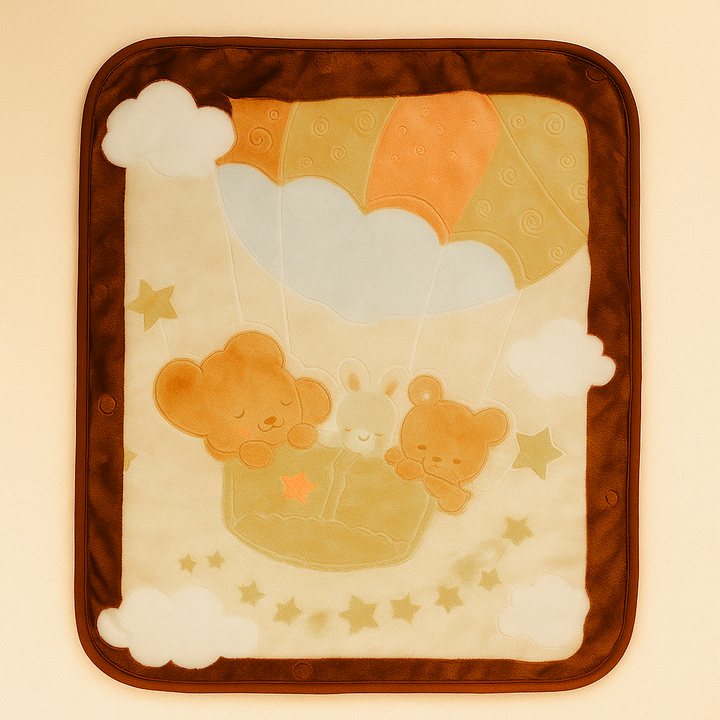 SUNSHINE BABY WINTER SOFT BLANKET BROWN (BABK 1)