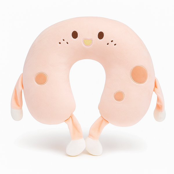 SUNSHINE BABY U-SHAPED NECK PILLOW BUNNY PINK