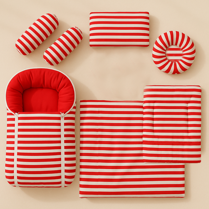 SUNSHINE BABY 7 PCS SLEEPING BAG RED