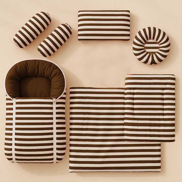 SUNSHINE BABY 7 PCS SLEEPING BAG BROWN