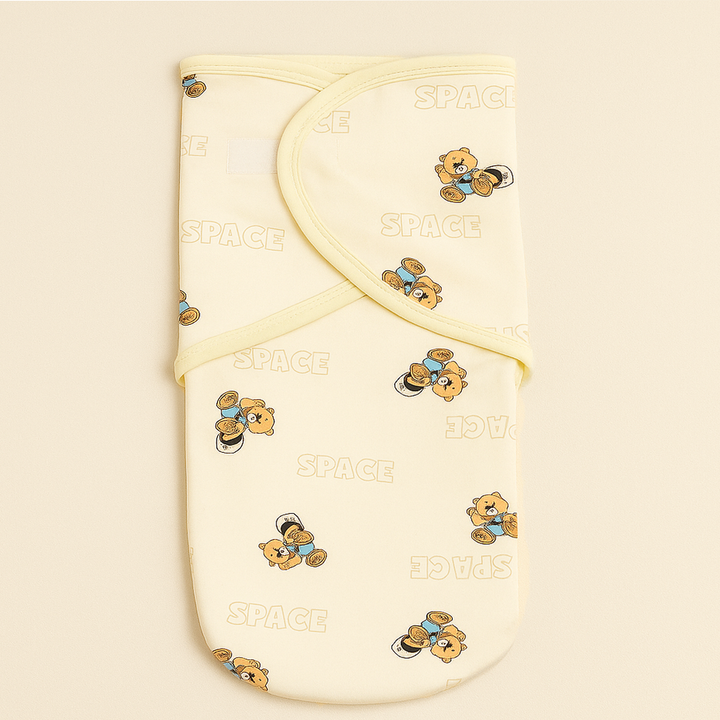 SUNSHINE BABY SWADDLE SPACE  BEAR OFFWHITE