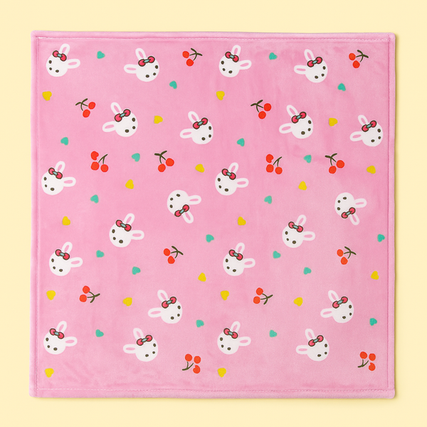 SUNSHINE BABY BLANKET BUNNY PINK