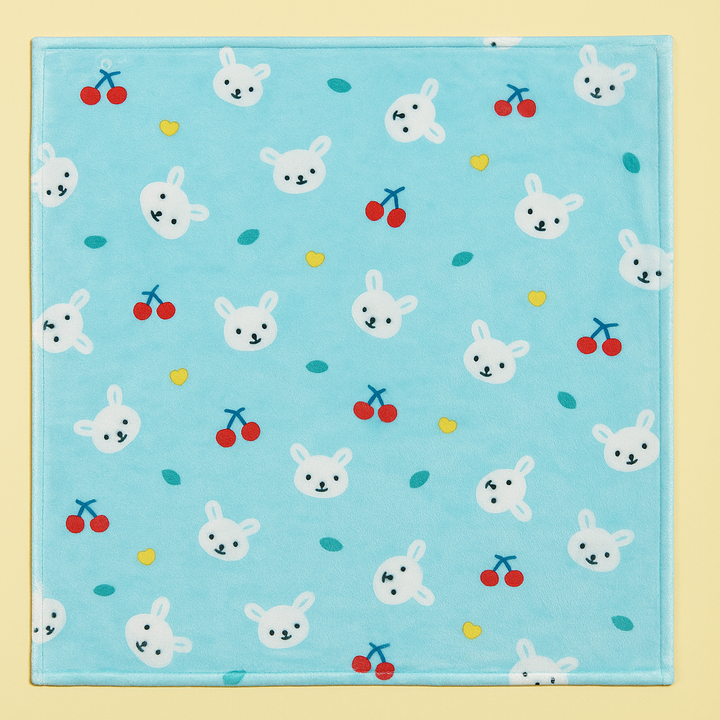 SUNSHINE BABY BLANKET BUNNY BLUE