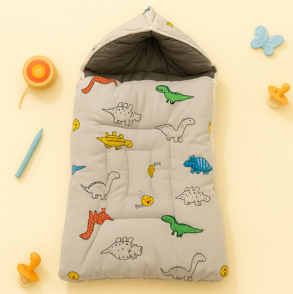 SUNSHINE BABY SLEEPING BAG DINO GREY