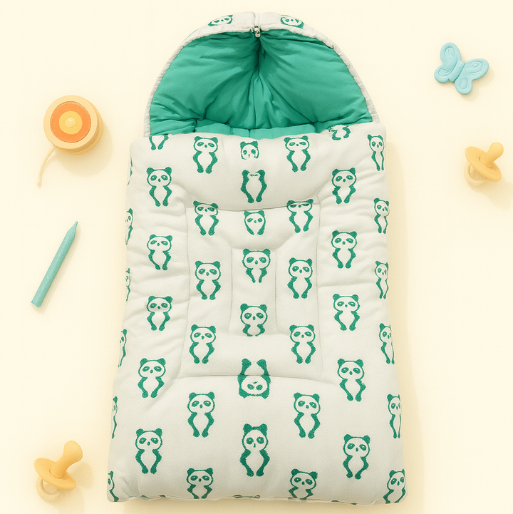 SUNSHINE BABY SLEEPING BAG PANDA GREEN