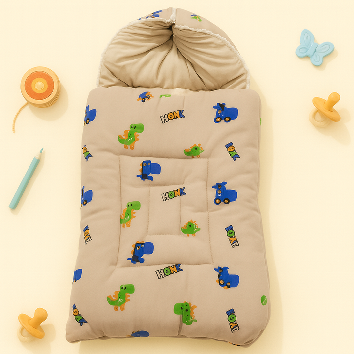 SUNSHINE BABY SLEEPING BAG DINO BROWN