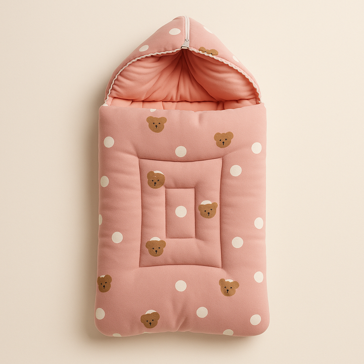 SUNSHINE BABY SLEEPING BAG BEAR PEACH