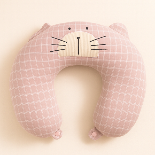 SUNSHINE BABY U-SHAPED NECK PILLOW SEAL PINK