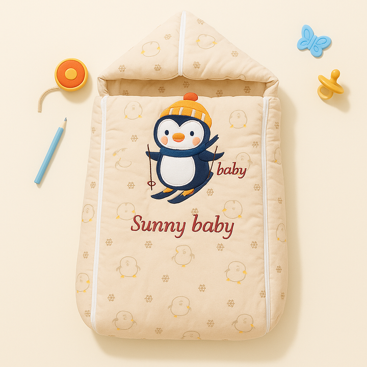SUNSHINE BABY SLEEPING BAG PENGUIN BEIGE (BBL Y6733)