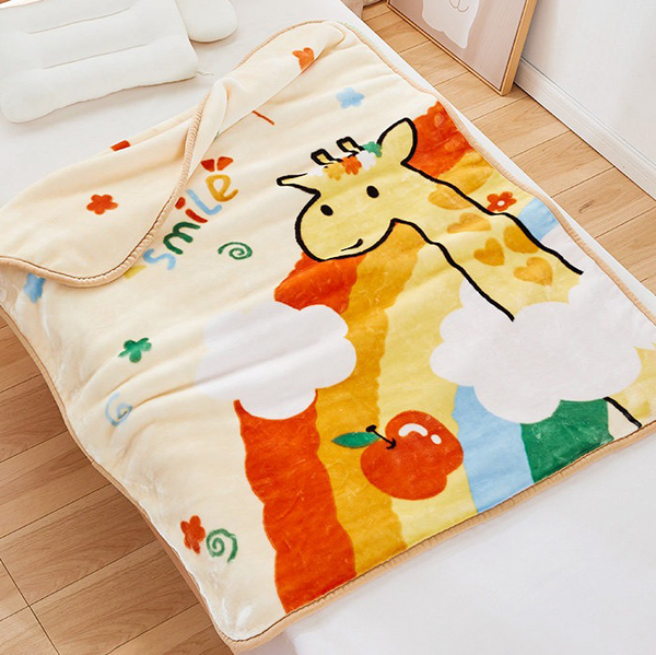 SUNSHINE BABY BLANKET DOUBLE PLY YELLLOW (100X100CM)