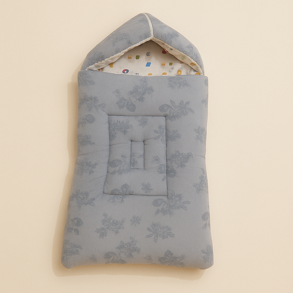 SUNSHINE BABY CARRY NEST FLOWERS & CARS BLUE