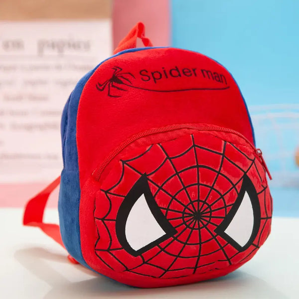 Baby Character Plush Backpack Spider-Man Red (Small) - Sunshine
