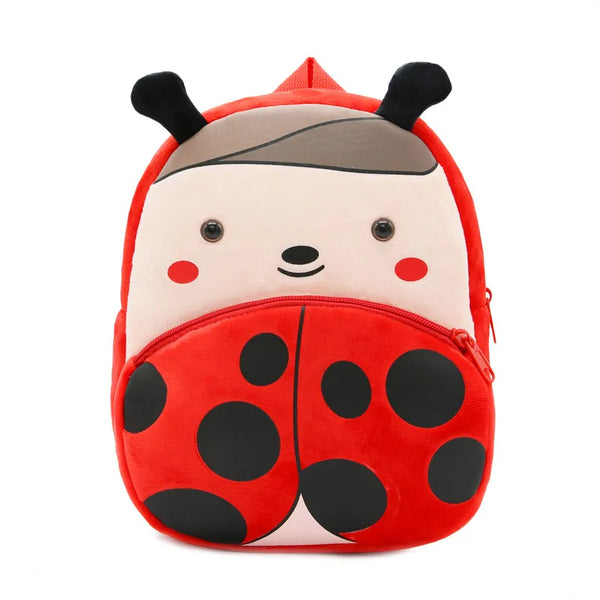 Baby Character Plush Backpack Ladybug Red - Sunshine