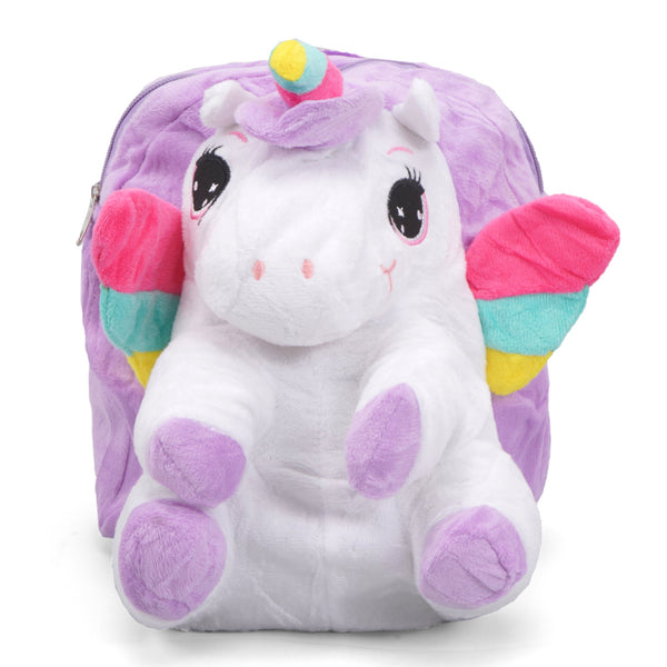 Baby Character Plush Backpack Unicorn Purple - Sunshine