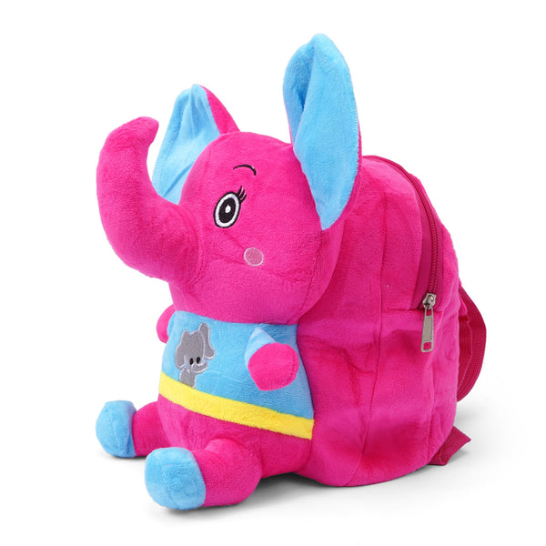 Baby Stuffed Toy School Bag Elephant Pink - Sunshine