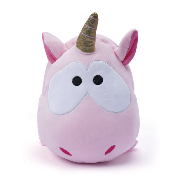 Baby Character Plush Backpack Unicorn Pink - Sunshine