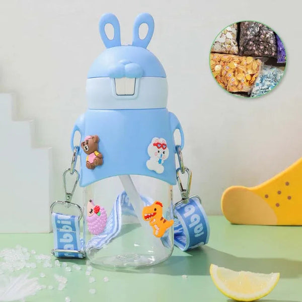 Kids Water Bottle Rabbit Blue - Sunshine