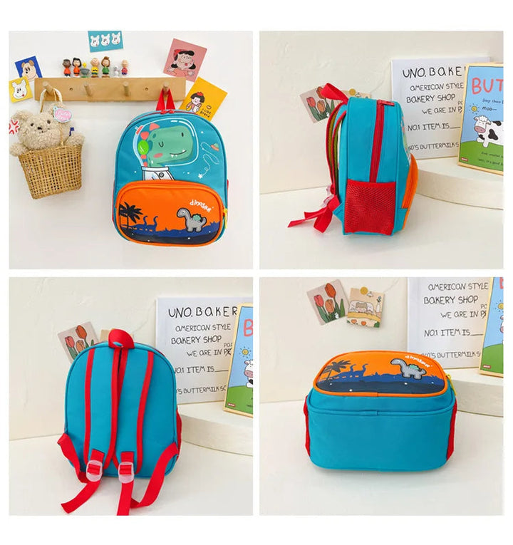 SUNSHINE KIDS SCHOOL BAG DINOSAUR BLUE