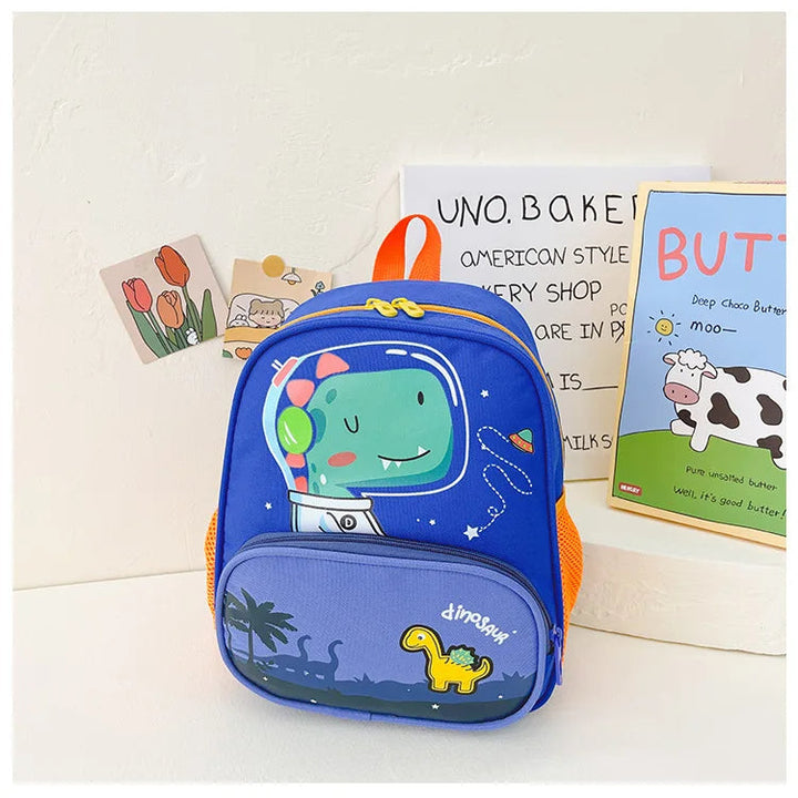 SUNSHINE KIDS SCHOOL BAG DINOSAUR BLUE