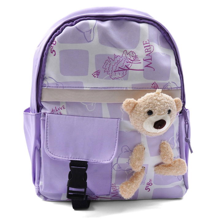 SUNSHINE KIDS SCHOOL BAG BEAR PURPLE