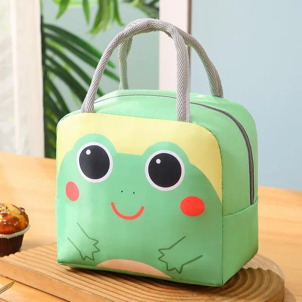 SUNSHINE INSULATED LUNCH BAG FROG GREEN