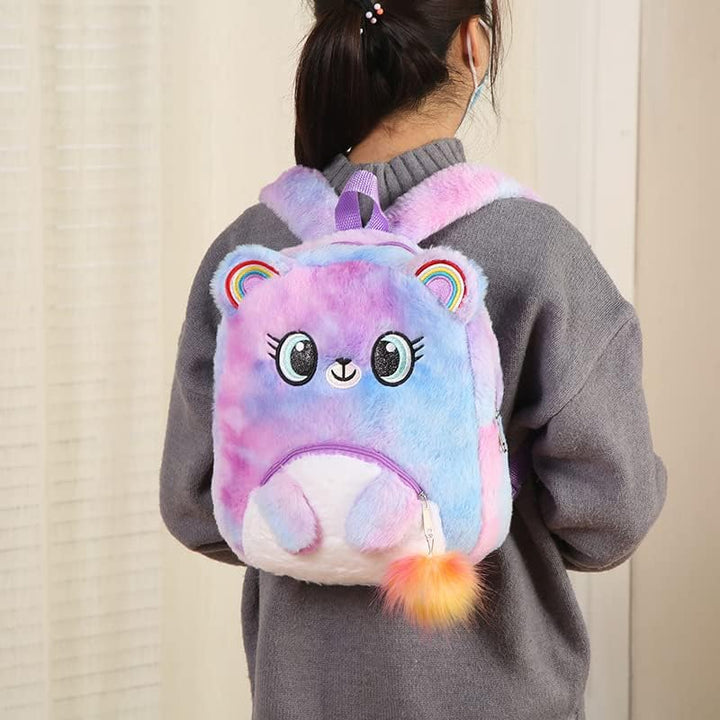 SUNSHINE KIDS SCHOOL BAG CUTE BEAR MULTI COLOURS