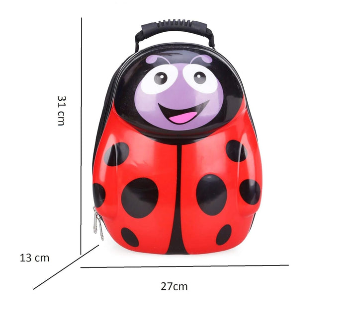 SUNSHINE KIDS SCHOOL BAG LADYBUG RED