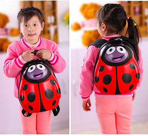 SUNSHINE KIDS SCHOOL BAG LADYBUG RED