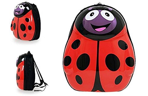 SUNSHINE KIDS SCHOOL BAG LADYBUG RED