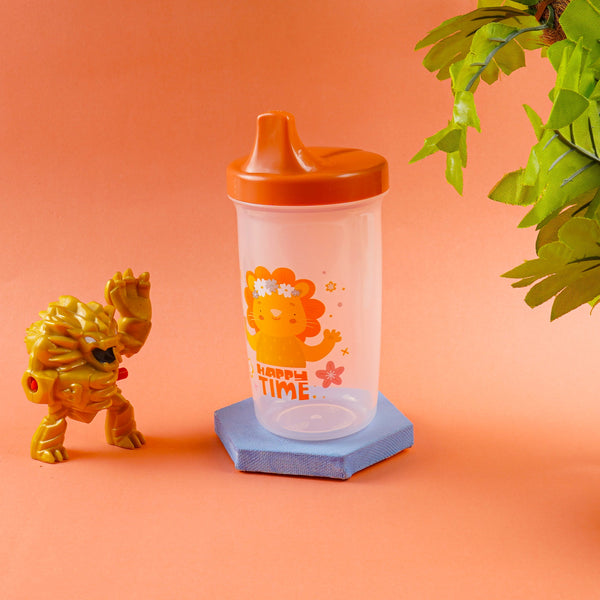 SUNSHINE BABY TRAINING GLASS LION ORANGE (MUMLOVE)