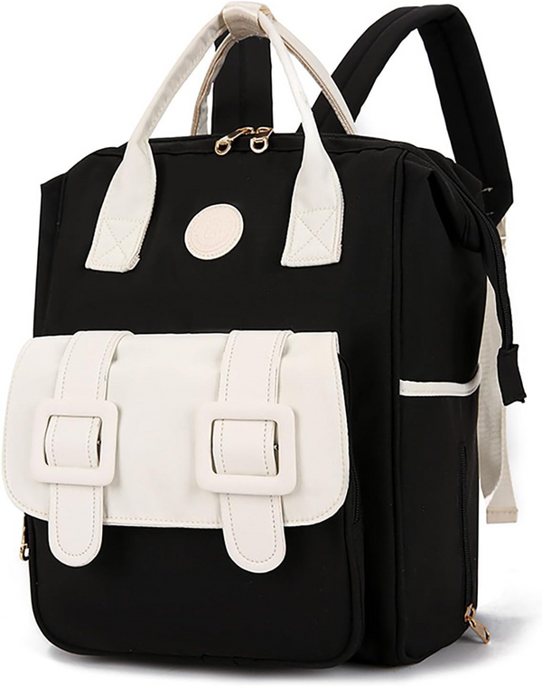 SUNSHINE BABY DIAPER BAG WHITE & BLACK